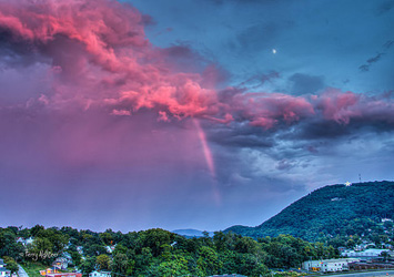 Twilight Rainbow Moon & Star By Terry Aldhizer